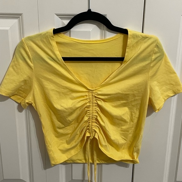 ruched crop top - Picture 1 of 2